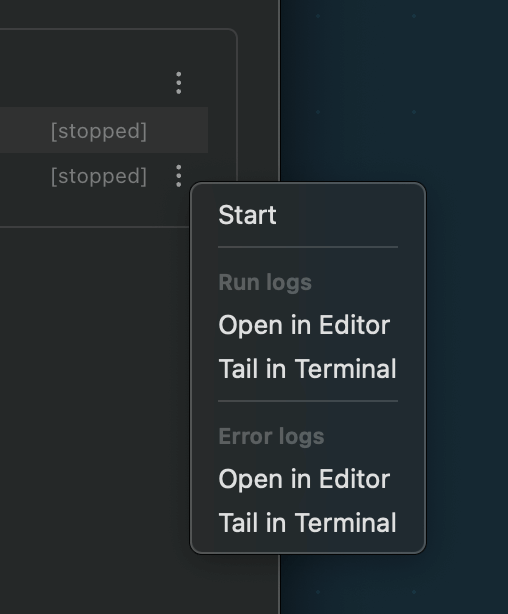 Control and monitor all your local services in one place
