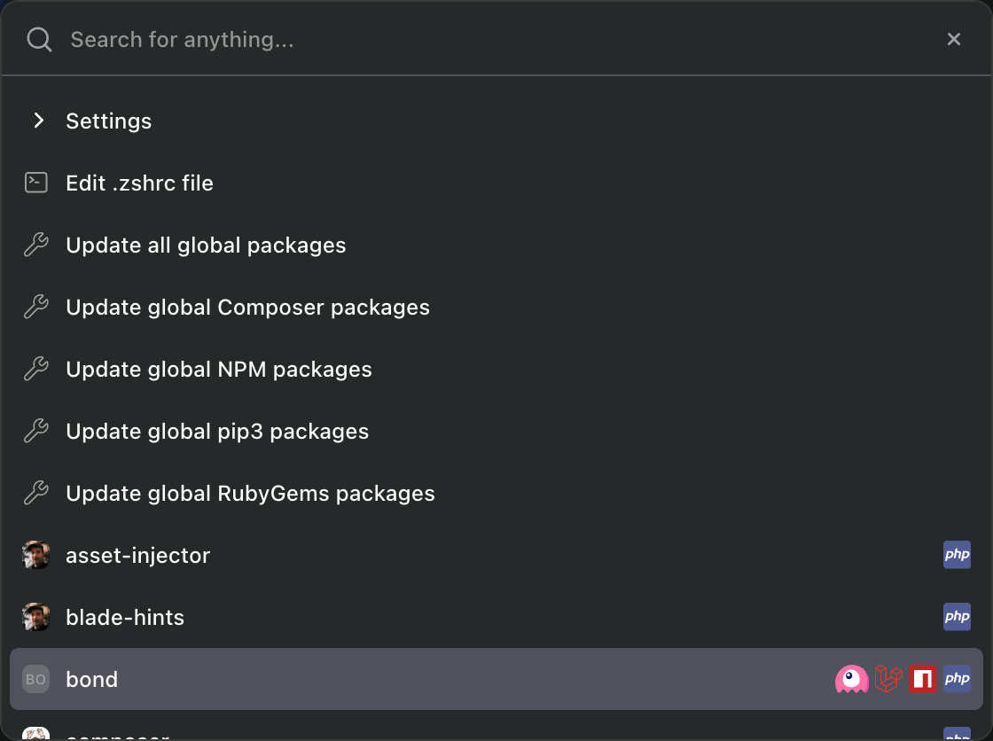Keyboard-first workflow for maximum productivity