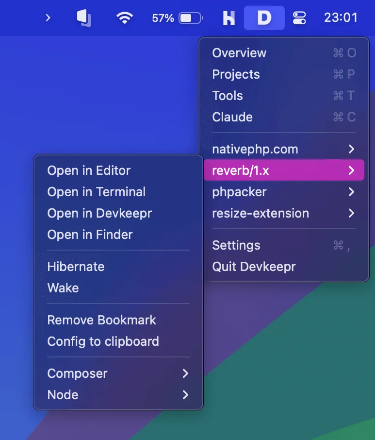 Pin your favorite projects for instant access